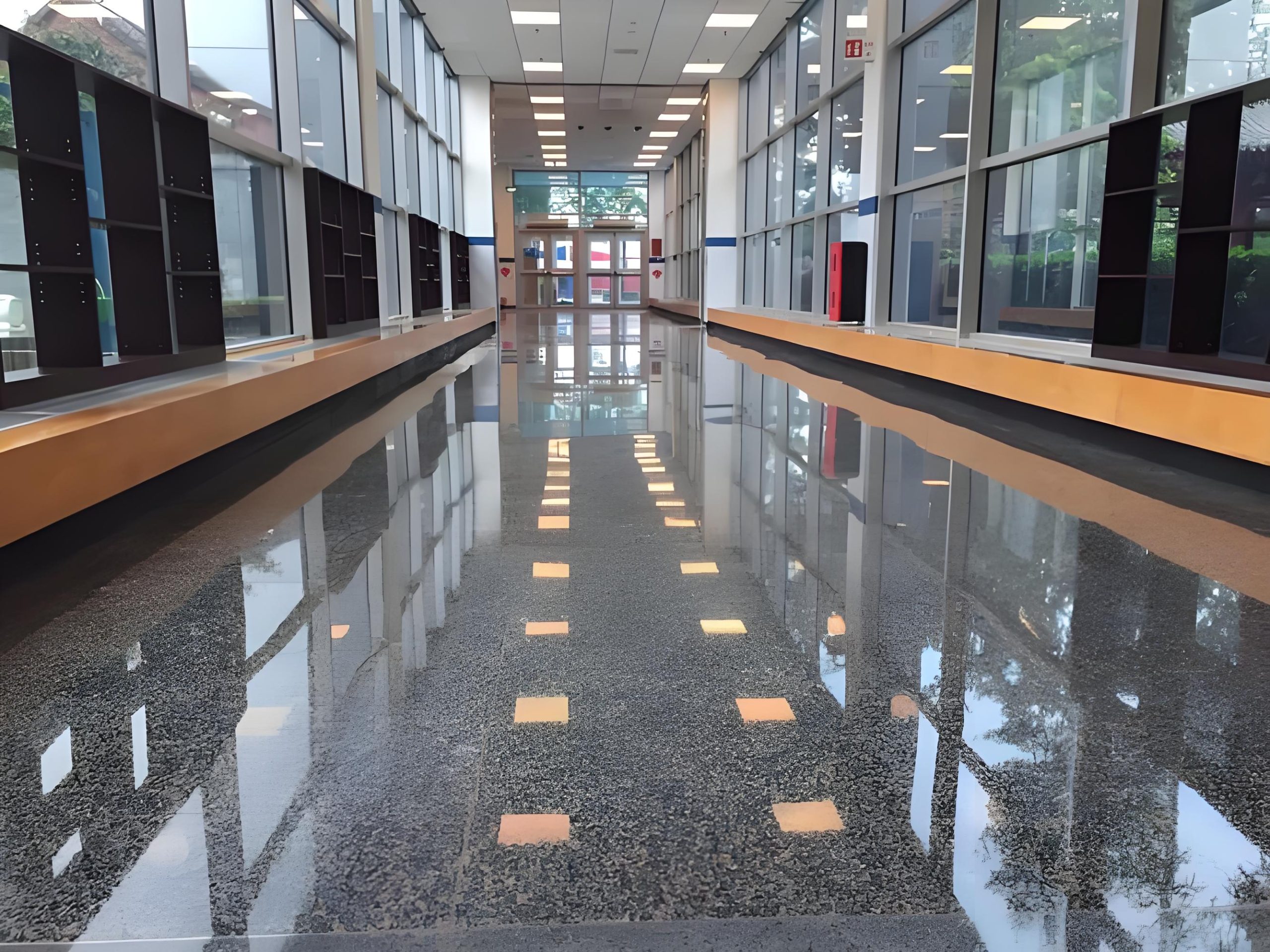 學(xué)校水磨石應(yīng)用